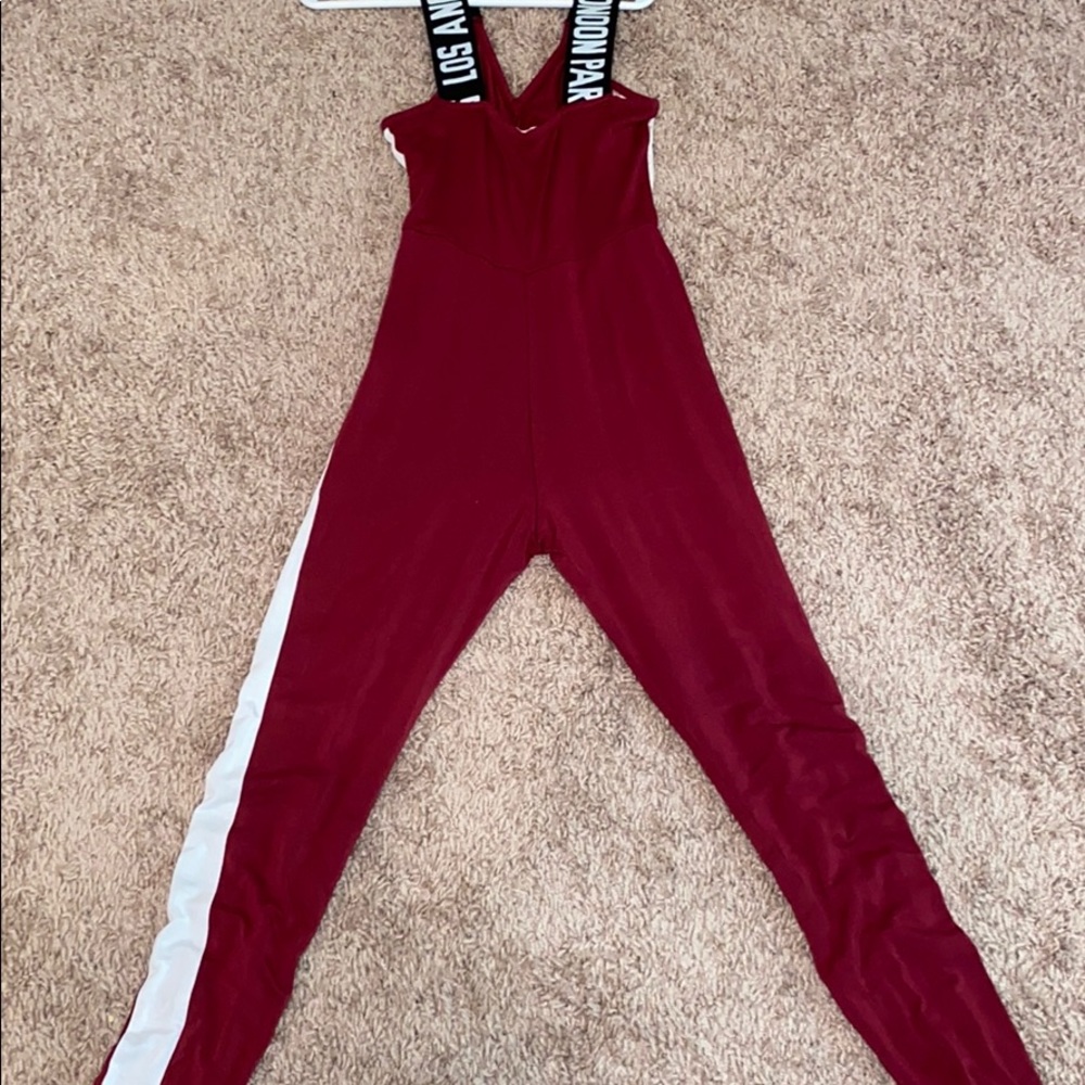 Red jump suit for kids